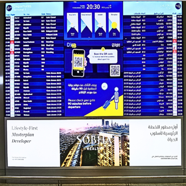 passenger information led screens